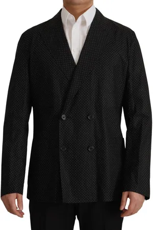Dolce & Gabbana Blazerjack met stippen van katoen