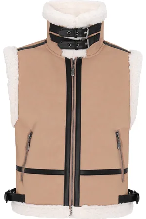 Dreimaster Waistcoat Dames Kameel