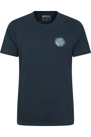 Mountain Warehouse Heren Oban Tree Ring Organic T-Shirt (Donkerblauw)