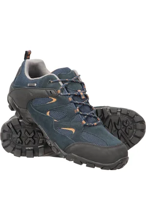 Mountain Warehouse Heren Wulpen Waterdichte Suède Wandelschoenen (Marine)