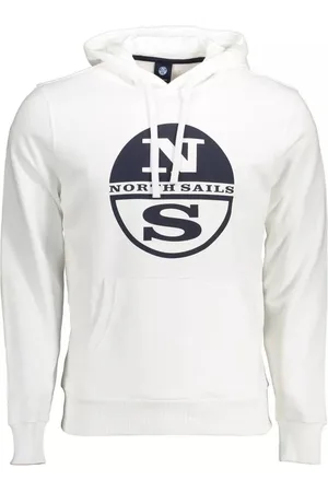 North Sails Katoenen Sweatshirt Met Capuchon En Print