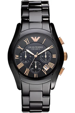 Emporio Armani Keramiek chronograaf herenhorloge AR1410