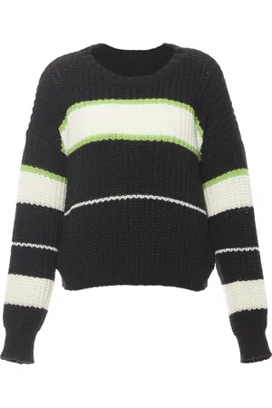 myMo Jumper Dames GEBROKEN WITTE LIMOEN
