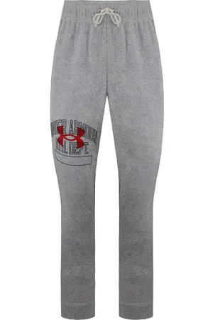 Under Armour Rival Terry Athletic Departament Heren Grijze Trainingsbroek