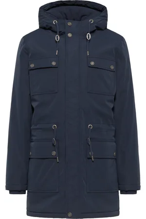 MO Serie stormwolk Winterjas Heren marine