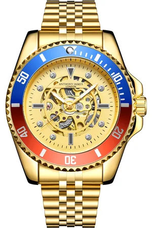 Anthony Met de hand gemonteerd, beperkt verkrijgbaar, automatisch Skeleton Sports-horloge van