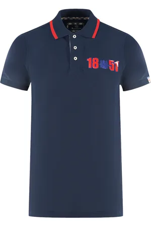 Aquascutum London 1851 Navy Blue Polo Shirt