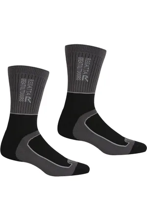 Regatta Heren Samaris 2 Season Socks (pak van 2) ( /Donker Staal)