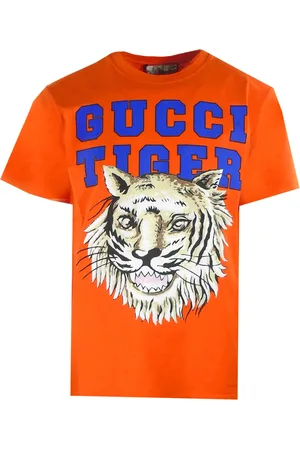 Gucci Tiger Design T-shirt met normale pasvorm