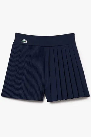 Lacoste Dames Sport Geplooide Gevoerde Tennisshort in