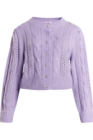 myMo Gebreid vest Dames violet