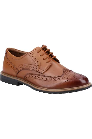 Hush Puppies Meisjes Verity Leren Brogues (Tan)