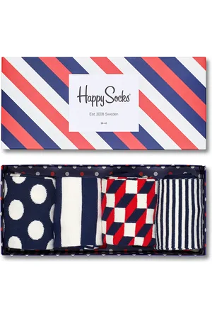 Happy Socks Sokken Big Dot 4-Pack Gift Box Multi