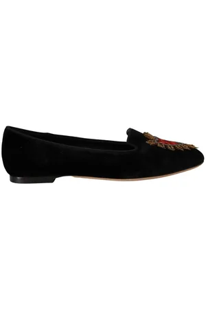Dolce & Gabbana Heilig Hart Patch Platte Schoenen