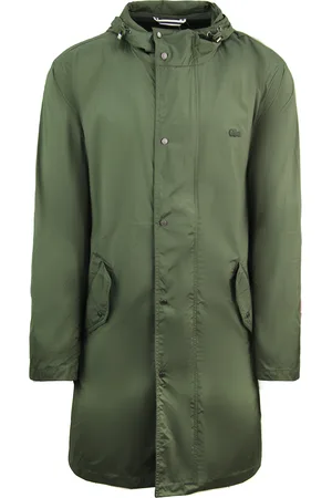 Lacoste Waterafstotende Heren Groene Parka Jas