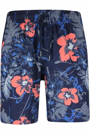 PUMA Nassau Korte Mouw Bedrukte Marineblauwe Herenshort 533796 02