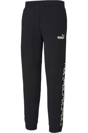 PUMA Amplified Track Pants Getaped Logo Joggers - Heren