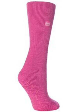 Heat Holders Thermische pantoffelsokken voor dames - Snoeproze