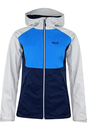 Jack Wolfskin Kimberley Dames Wit/Blauw Jacket