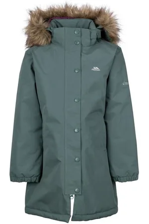 Trespass Meisjes Astound TP50 Waterdichte Jas (Sparrengroen)