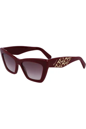 Salvatore Ferragamo Vrouwen Zonnebril 55/17/145 mm Gerecycled Acetaat