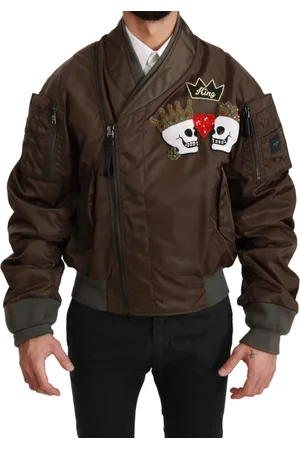 Dolce & Gabbana Prachtig Crown Skull Logo Jacket