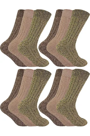 Sock Snob 12 paar wollen laarzensokken voor heren