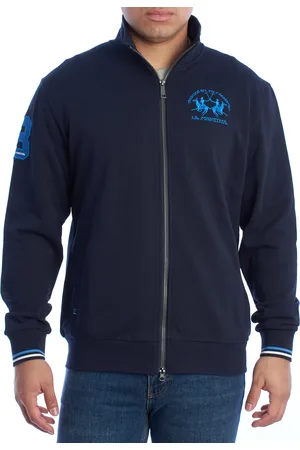 La Martina YMF300-FP568 Heren Regular Fit Zip Up Sweatshirt