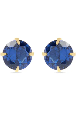 Luxenter Oorbellen, 925 sterling zilver, otieno en topaas hydrothermale kwarts met 18K vergulde afwerking