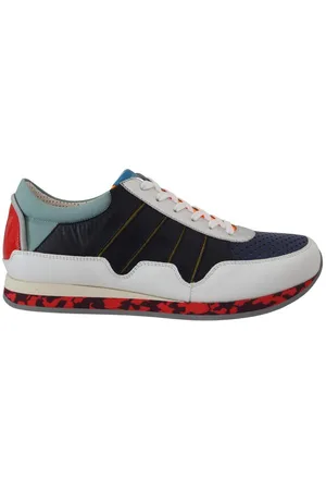 Dolce & Gabbana Prachtige Leren Lage Sneakers