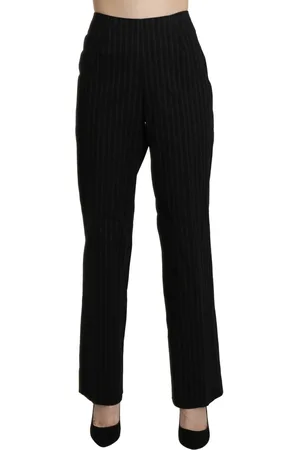 Bencivenga Hoge taille rechte geklede broek broek