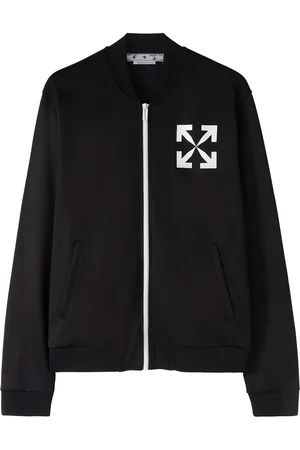 OFF-WHITE Enkel Pijl Logo Slim Track Jacket in