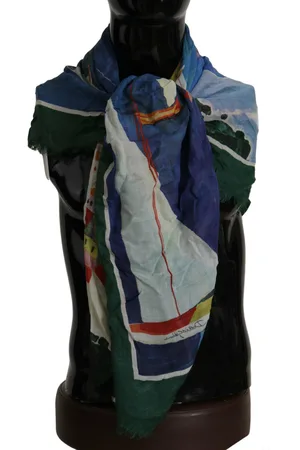 Dolce & Gabbana Franje Sjaal Met Sorrento Dg Print
