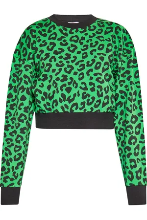 myMo Sweatshirt Dames Groene Leeuw