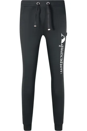 Aquascutum Black Logo Sweat Pants