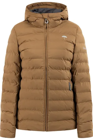 Schmuddelwedda Gewatteerd winterjack Dames Donkerzand-271