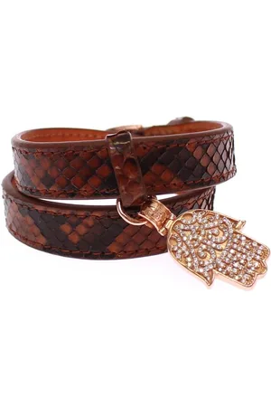 Nialaya Hamsa Eye Gouden En Zilveren Armband