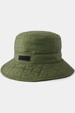 Ganni Bob Quilted Tech - - Synthetisch - Khaki