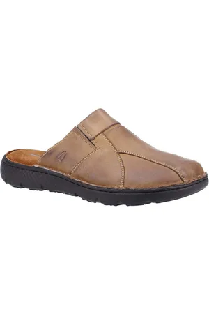 Hush Puppies Heren Carson Leren Muiltjes