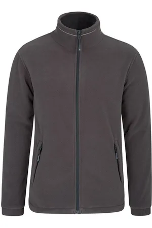 Mountain Warehouse Heren Bernard Winddicht Fleece Jas (Donkergrijs)