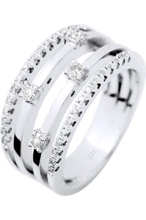 Diadema Ring Diamonds 0,32 Cts Satellite Sieraden White Gold