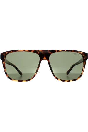 Guess Square Heren Blond Havana Groen GU00056