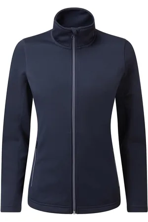 Premier Dames/Dames Geverfd Sweat Jasje (Franse marine)