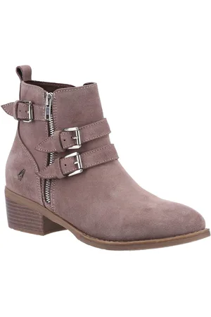 Hush Puppies Dames/dames Jenna Leren Enkellaarsjes