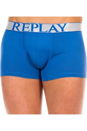 Replay Herenboxer van elastisch katoen en ademende stof M202152