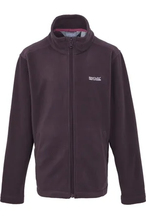 Regatta Groot Buitenshuis Kinderen/Kinderen King II Lichtgewicht Full Zip Fleece Jasje (Diepe pruim)