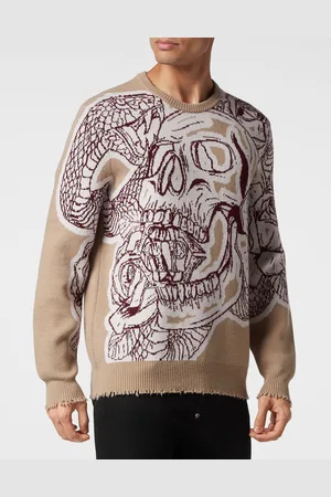 Philipp Plein Pullover Ronde Hals Skull