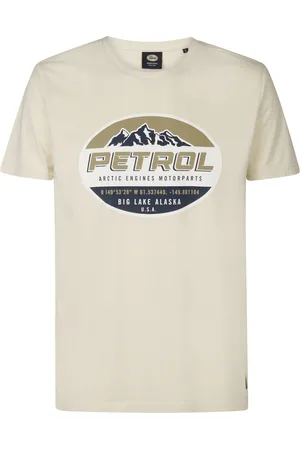 Petrol Industries Heren Artwork T-shirt Kennicott - Bruin