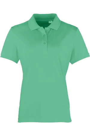 Premier Dames/dames Coolchecker korte mouw Pique Polo T-Shirt (Kelly)
