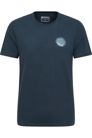 Mountain Warehouse Heren Aviemore Bomenring Biologisch T-shirt (Donkerblauw)